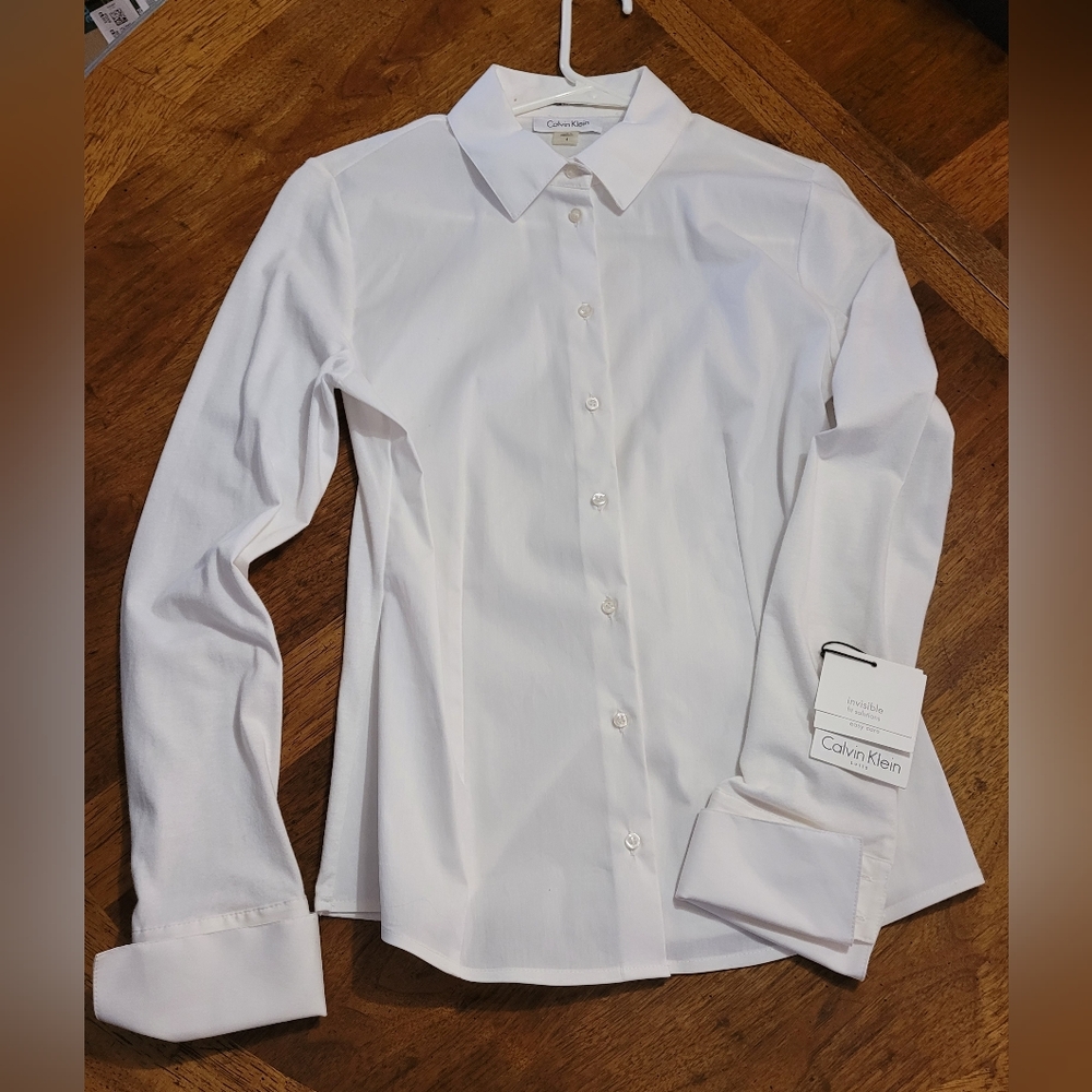 Calvin Klein button down sz 4 NWT